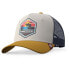 THE INDIAN FACE Born to Surf trucker cap Brown/Blue/Yellow - фото #1