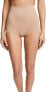 Фото #1 товара Yummie 187970 Womens Seamless Shapewear Shaping Shorts Almond Size Small/Medium