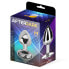 Фото #2 товара Butt Plug with Jewel Diamond White Size M Aluminium