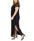 ფოტო #3 პროდუქტის Plus Size Sequin-Lace V-Wire Maxi Dress