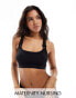 Фото #1 товара Mamalicious Maternity 2 function Nursing racer neck bra in black