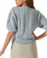 Фото #2 товара Women's Koami Embelished Cable-Knit Sweater
