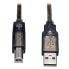Фото #2 товара Tripp U042-025 USB 2.0 A to B Active Repeater Cable (M/M) - 25 ft. (7.62 m) - 8 m - USB A - USB B - USB 2.0 - Male/Male - Black