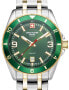 Фото #1 товара Swiss Alpine Military 7034.1144 Mens Watch Sierra two tone green 42mm 10ATM