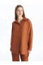 Фото #1 товара Рубашка LC WAIKIKI Модест с длинным рукавом oversize из льна для женщин