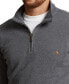 Фото #3 товара Men's Big & Tall Estate-Rib Quarter-Zip Pullover