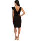 Фото #2 товара Women's Ruffled Sleeveless Sheath Dress