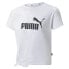 Футболка мужская PUMA Ess Logo Knotted Short Sleeve T-Shirt 100% хлопок PUMA WHITE, 7-8 лет - фото #1