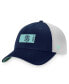 ფოტო #1 პროდუქტის Men's Deep Sea Blue, White Seattle Kraken Authentic Pro Rink Trucker Snapback Hat