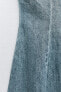 Denim trf midi dress