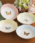 Фото #3 товара Butterfly Meadow Porcelain Fruit Dishes, Set of 4