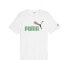 Puma Classics No.1 Logo Crew Neck Short Sleeve T-Shirt Mens White Casual Tops 62