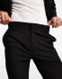 Фото #3 товара ASOS DESIGN skinny flare suit trouser in black