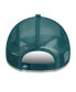 Фото #2 товара Men's White, Midnight Green Philadelphia Eagles Stacked A-Frame Trucker 9FORTY Adjustable Hat