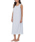 ფოტო #3 პროდუქტის Women's Cotton Lace-Trim Nightgown