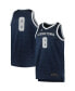 ფოტო #2 პროდუქტის Men's #8 Navy Georgetown Hoyas Team Replica Basketball Jersey