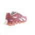 Reebok Zig Dynamica 4 Womens Pink Canvas Lace Up Lifestyle Sneakers Shoes 9.5