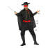 Фото #5 товара Маскарадные костюмы для взрослых Всадник в маске Чёрный Супер-герой (4 Предметы) (4 pcs)