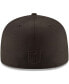 ფოტო #5 პროდუქტის Men's Philadelphia Eagles Black On Black 59FIFTY Fitted Hat
