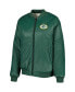 ფოტო #3 პროდუქტის Women's Oatmeal and Green Green Bay Packers Switchback Reversible Full-Zip Jacket