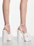 Фото #2 товара Public Desire Exclusive Magnum platform sandals in white
