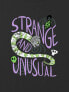 Фото #1 товара Kids Beetlejuice Strange and Unusual Graphic Boxy Crop Tee