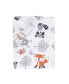 Фото #3 товара Woodland Friends Fox/Owl/Raccoon Fitted Crib Sheet - White