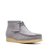 Clarks Wallabee Boot 26169731 Mens Gray Suede Lace Up Chukkas Boots