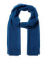 Фото #1 товара Шарф Qi Cashmere Jersey Cashmere Men's Blue