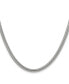 ფოტო #1 პროდუქტის Stainless Steel Polished 4.2mm Flat Snake Chain Necklace