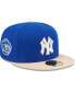 Фото #2 товара Men's Royal New York Yankees 59FIFTY Fitted Hat