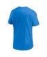 Фото #3 товара Men's Powder Blue Los Angeles Chargers Sideline Coach Performance T-shirt