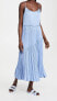 Фото #2 товара Vince 289015 Women's Tiered Asymmetric Dress, Pale Fountain, Blue, M