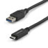 StarTech.com 3 ft. (1 m) USB to USB-C Cable - M/M - 1 m - USB A - USB C - USB 3.2 Gen 2 (3.1 Gen 2) - 10000 Mbit/s - Black