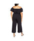 ფოტო #2 პროდუქტის Plus Size Poppie Jumpsuit