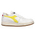 Фото #1 товара Diadora Mi Basket Row Cut Lace Up Mens White Sneakers Casual Shoes 176282-C1636