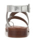 ფოტო #3 პროდუქტის Women's Ina Toe Loop Ankle Strap Stacked Heel Sandals