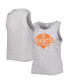 Women's Gray San Francisco Giants Plus Size High Neck Tri-Blend Tank Top