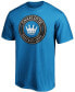 Фото #5 товара Men's Blue Charlotte FC Primary Logo T-shirt