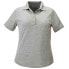 Page & Tuttle Solid Heather Short Sleeve Polo Shirt Womens Grey Casual P2013-STG