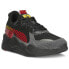 Фото #2 товара Puma Sf RsX Lace Up Mens Black Sneakers Casual Shoes 30758001