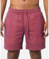 ფოტო #4 პროდუქტის Men's Botanical Sweat Shorts - XXXLarge, Red