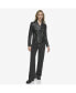 ფოტო #2 პროდუქტის Women's Minowa Asymmetrical Moto Leather Jacket