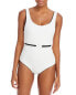 Фото #1 товара Solid & Striped 284797 The Annamarie Reversible One Piece Swimsuit, Size MD