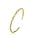 RA 14K Gold Plated Cuff Bracelet