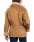 ფოტო #2 პროდუქტის Women's Faux-Shearling Button-Front Coat