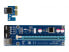 Фото #4 товара Шлейф PCI Express Delock 41430 - PCIe - USB 3.2 Gen 1 (3.1 Gen 1) черно-голубой-серый для ПК 0,8 Гбит/с 128,2 мм