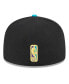 Фото #2 товара Men's Black, Turquoise Memphis Grizzlies Arcade Scheme 59FIFTY Fitted Hat