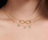 THOMAS SABO Damen Halskette mit Anhänger Charming Infinity gold KE2139-413-39-L45 - фото #2