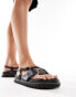 Фото #4 товара ASOS DESIGN Folly premium leather sandals in black